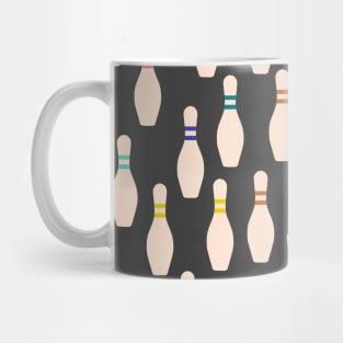 Cute Bowling Pins Pattern Mug